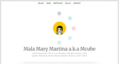 Desktop Screenshot of malamarymartina.com
